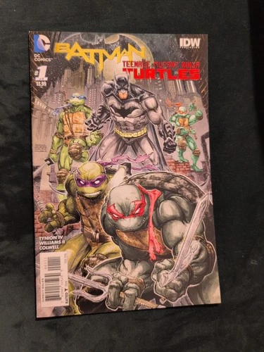 BATMAN TEENAGE MUTANT NINJA TURTLES #1 FREDDIE WILLIAMS VARIANT 1
