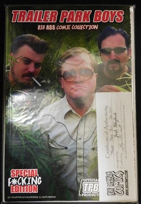 TRAILER PARK BOYS BIG A$$ COMIC COLLECTION B DDP TPB SIGNED BLAYLOCK COA 2021 NM
