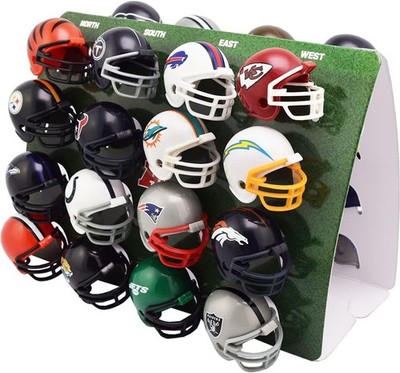 ヘルメット NFL 32 Mini Helmets '23 All 32 NFL Mini Helmets - 2023 Tracker Set with Trifold Display