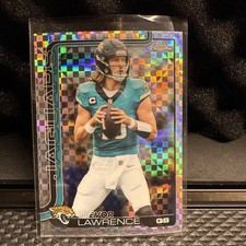 2025 Topps Chrome Football Trevor Lawrence X-Fractor. Jacksonville Jaguars QB