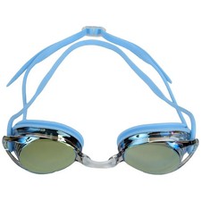 Metallic Vision Swim Goggles Junior Fit for Competition Anti-Fog Durable