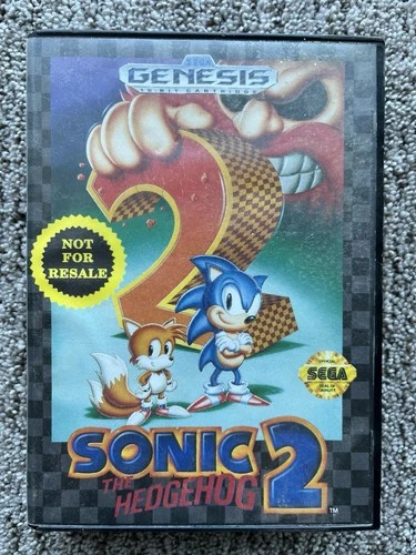 New ListingSonic the Hedgehog 2 (SEGA Genesis, 1992) In Box No Manual Untested