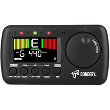Metronom Stimmgerät Tuner Gitarre Bass Ukulele Tongenerator wiederaufladbar
