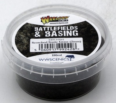 Warlord Games 849110041 Scorched Static Grass [180ml] (Battlefield & Basing)