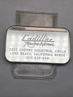 VINTAGE 1973 World Trade Cadillac Tracing Systems Long Beach CA 1 oz  Silver Bar