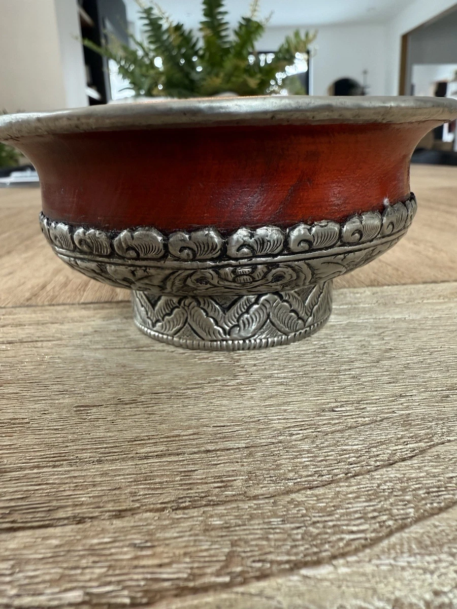 西藏银制古董银色碗| eBay