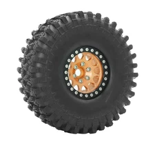 Metal 1.9 Beadlock Wheel Rim Tires Set for 1/10 RC Crawler Car Axial SCX10 III A