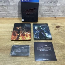 Final Fantasy VII: Remake Deluxe Edition Sony PlayStation 4 2020 Steel book MINT