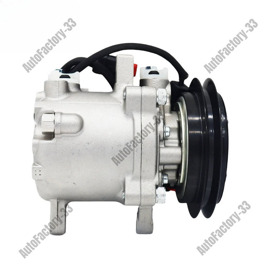 12V SV06E A/C Compressor 283-4170 For Caterpillar 303.5C 304CR 305E Excavator - Image 3 of 4