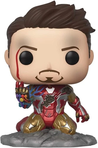 DAMAGED BOX Funko Pop! Avengers Endgame: I Am Iron Man Glow-in-The-Dark Deluxe