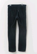 Vintage 80s Levis 519 Corduroy Mens Pants Gray White Tab 1980 Dated Size 33 X 34