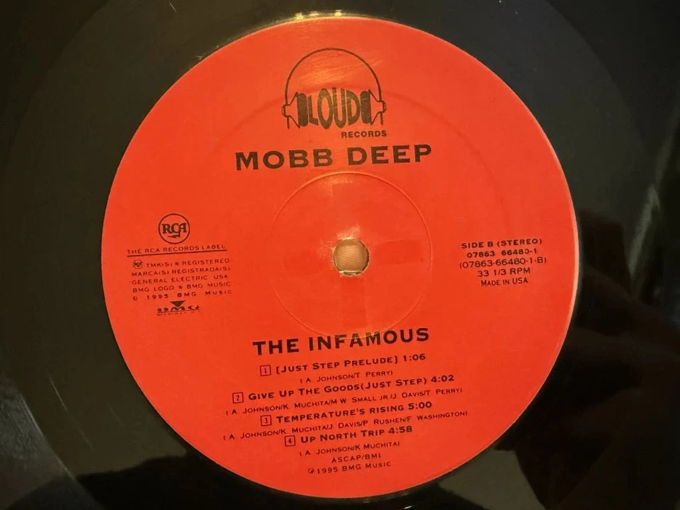 MOBB DEEP - THE INFAMOUS ORIGINAL 1.PRESS USA LOUD 1995 Foto 4 de 4