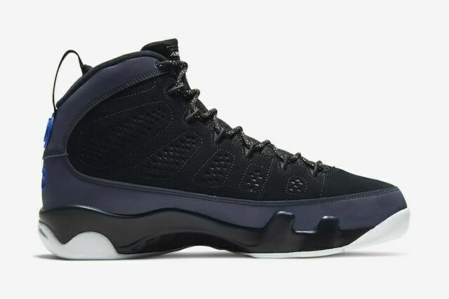 black and blue jordan 9 2020