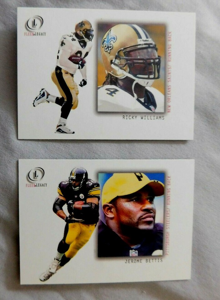 2001 Fleer Legacy Football Card Pick one