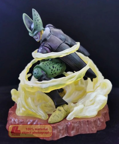 Anime Dragon Ball Z Final Form Perfect Cell Kamehameha Figure Statue Toy Gift - Picture 4 of 4