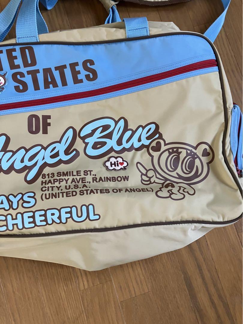 Angel Blue Boston Bag Heisei Retro Nakamura-Kun Y2K Vintage | eBay