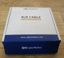 Cable Matters (1/8") 3.5mm To XLR Male To Male Cable 25 Ft PN 500012-25 FREE S&H