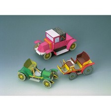 Schreiber-Bogen Modellbau 3 Oldtimer | Papiermodell Bausatz | Auto Modellbausatz