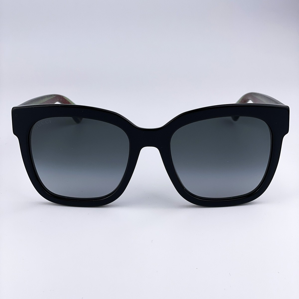 Gucci Women Sunglasses Black Colorful Grey Gradient 