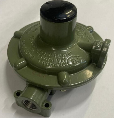 MEC MEGR-230-90 Low Pressure Single Stage Compact Propane (LP) Regulator 11'' WC