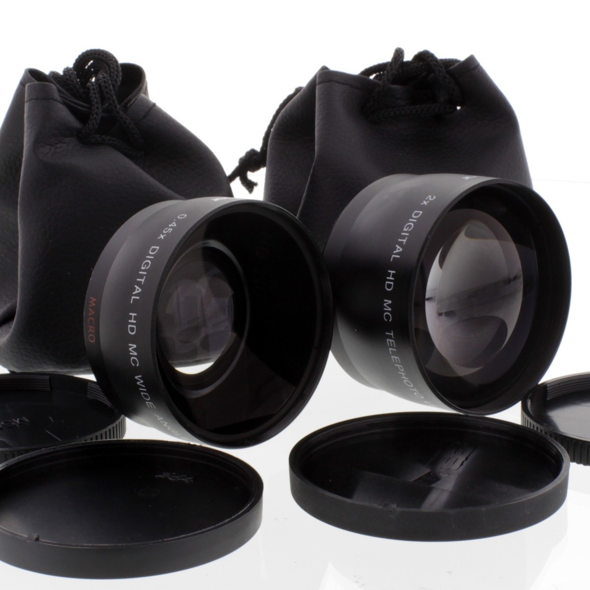WIDE TELE LENS Kit FOR Nikon D40 D50 D7100 D7300 D5300 D5100 18-55mm  55-200mm