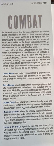 Combat Edited by Stephen Coonts (2001, Hardcover/DJ/1st Edition) - Picture 5 of 5