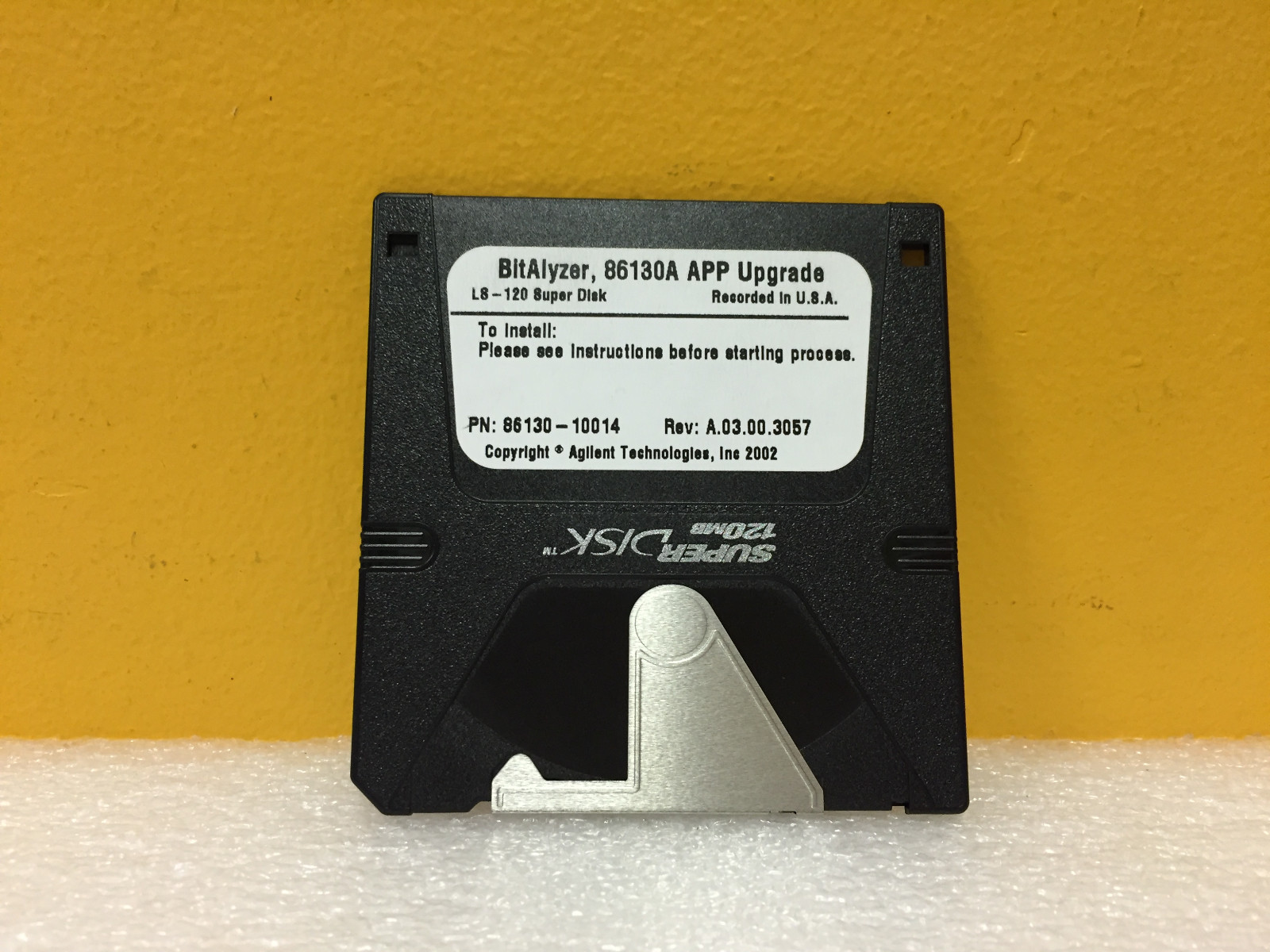 Agilent / HP 86130-10014 Rev: A.03.00.3057 LS-120 Super Disk APP Upgrade. New!