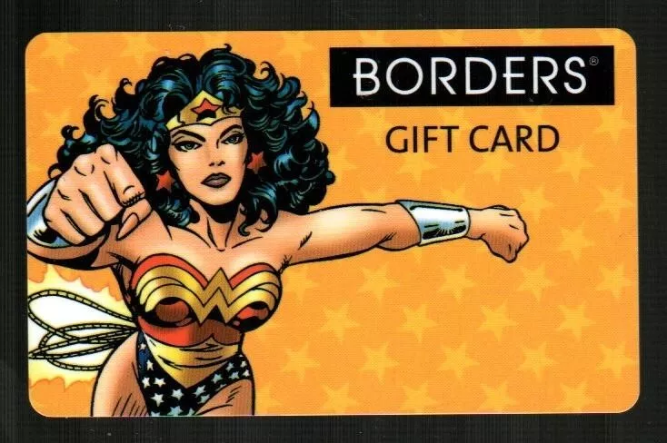 A game card of wonder woman with decorated borders and icons, in