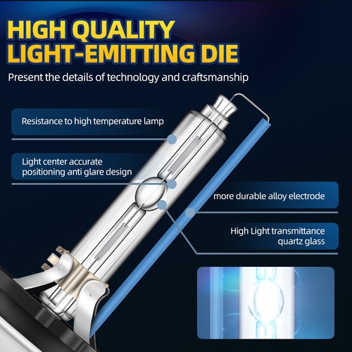 6000K D1S Headlight Bulb Xenon HID Fit For WM BMW E90 E92 Chrysler 300 300C OEM - Picture 18 of 24