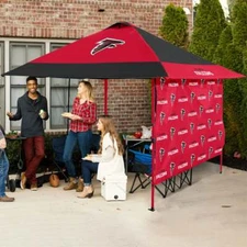 NFL Atlanta Falcons Extra Large 12’ X 12’ Pagoda Canopy  / Tent + Side Wall