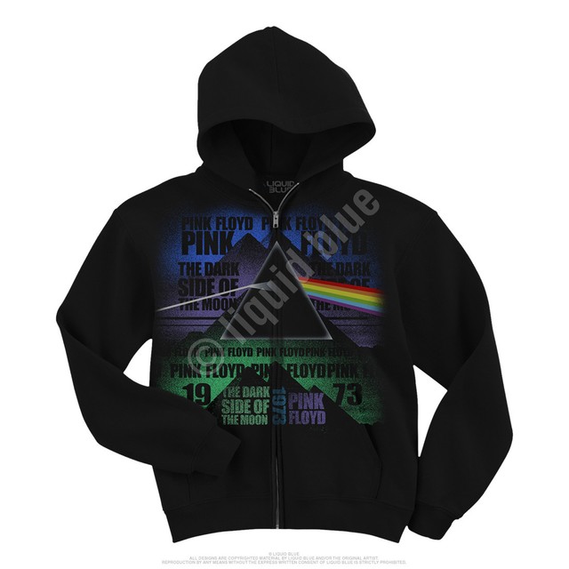 PINK FLOYDDARK SIDE POSTERZIPPER HOODIESweatshirt MLXLXXL Gilmour