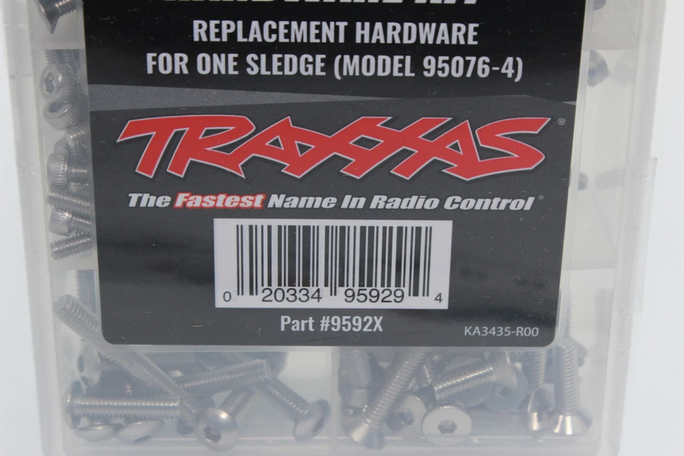 Traxxas  TRX 9592 X Edelstahl Hardware-Satz komplett  für Sledge 1:8  NEU OVP - Bild 2 von 3