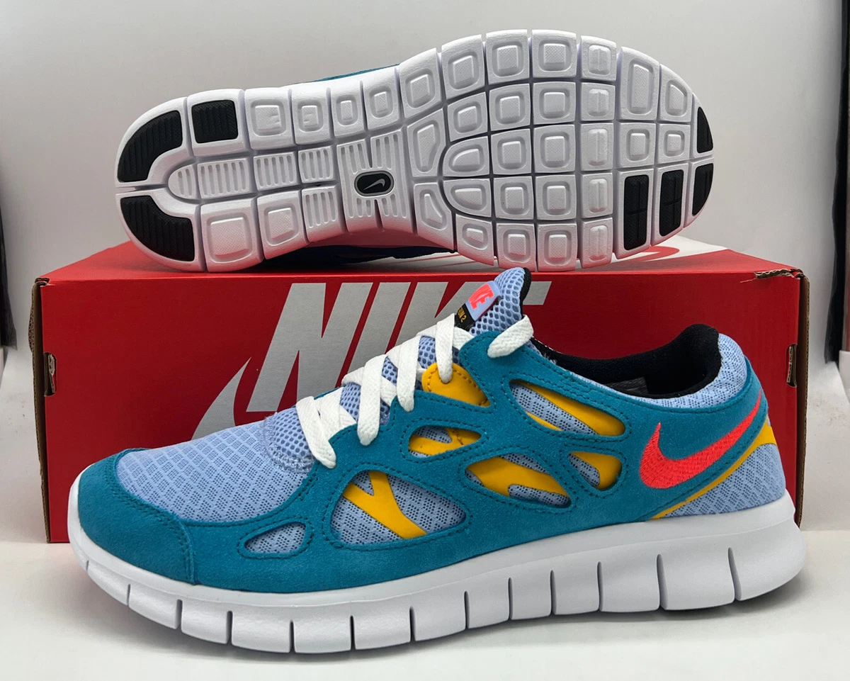 Nike Run 2.0 Cyber Teal Bright Crimson 537732-405 Mens Size |