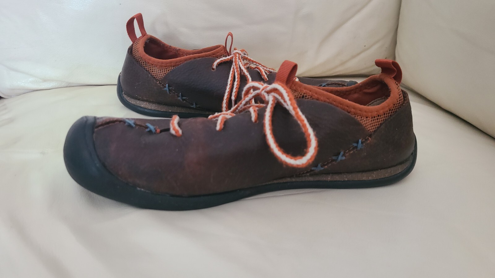 KEEN Scarpe da trekking stringate in pelle fodera in rete SM 1108 da donna taglia 7 5