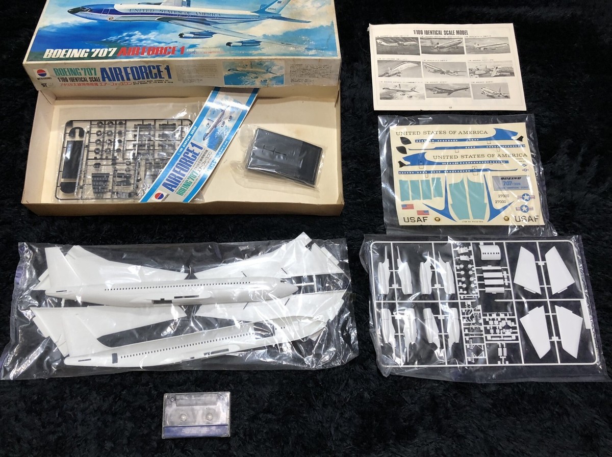 BOEING 707 AIR FORCE 1 AIRPLANE 1/100 MODEL KIT NITTO | eBay BOEING 707 AIR FORCE 1 AIRPLANE 1/100 MODEL KIT NITTO | eBay