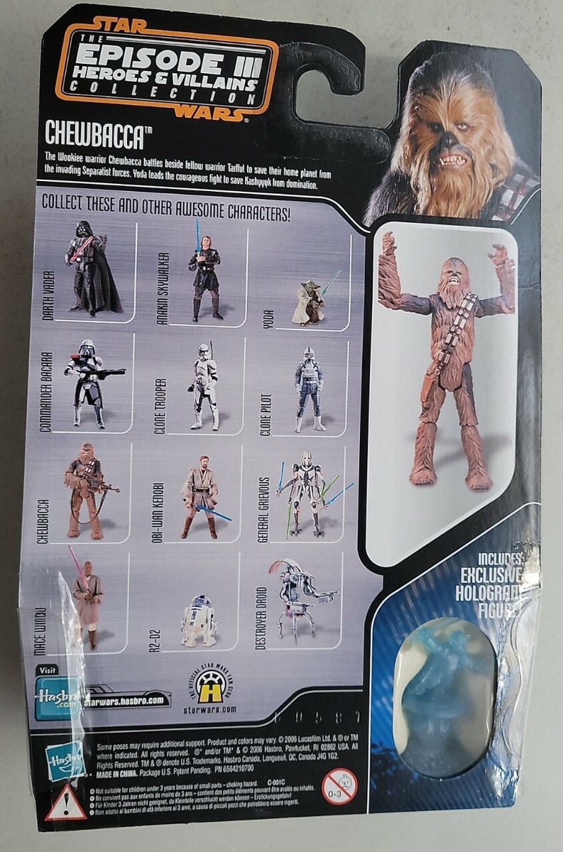 Hasbro Star Wars Episode III Chewbacca Action Figure for