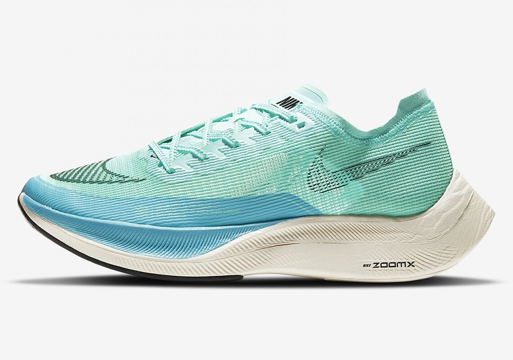 Nike ZoomX Vaporfly NEXT% 2 Aurora Green Running Shoes Size 13 CU4111-300