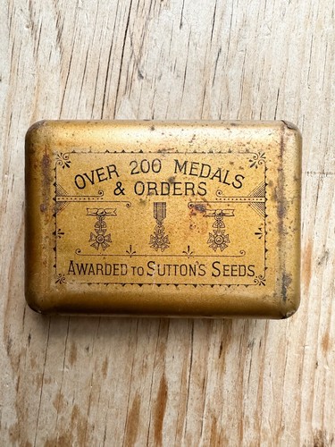 Antique Sutton’s Seeds Tin - Garden/Nursery/Horticultural Ephemera - Picture 3 of 5