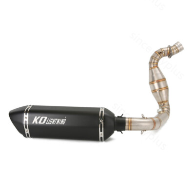 For BMW G310GS G310R 2016-2025 Exhaust System Header Link Pipe 470MM Muffler Tip