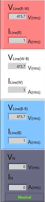 Simulador de software de impedancia de 3 fases para ejercicios prácticos Foto 4 de 4