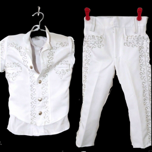 boys traje de charro size 3t boys baptism coco set pants jacket white ebay ebay