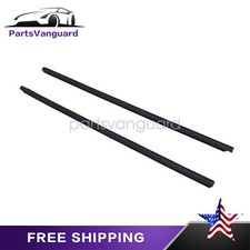 2pcs Door Window Weather Molding Left Right Fits 1996-2000 Honda Civic 1.6l