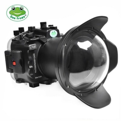 Seafrogs 40m/130ft Underwater Camera Housing with 6'' Dome Port for Sony A7R IV