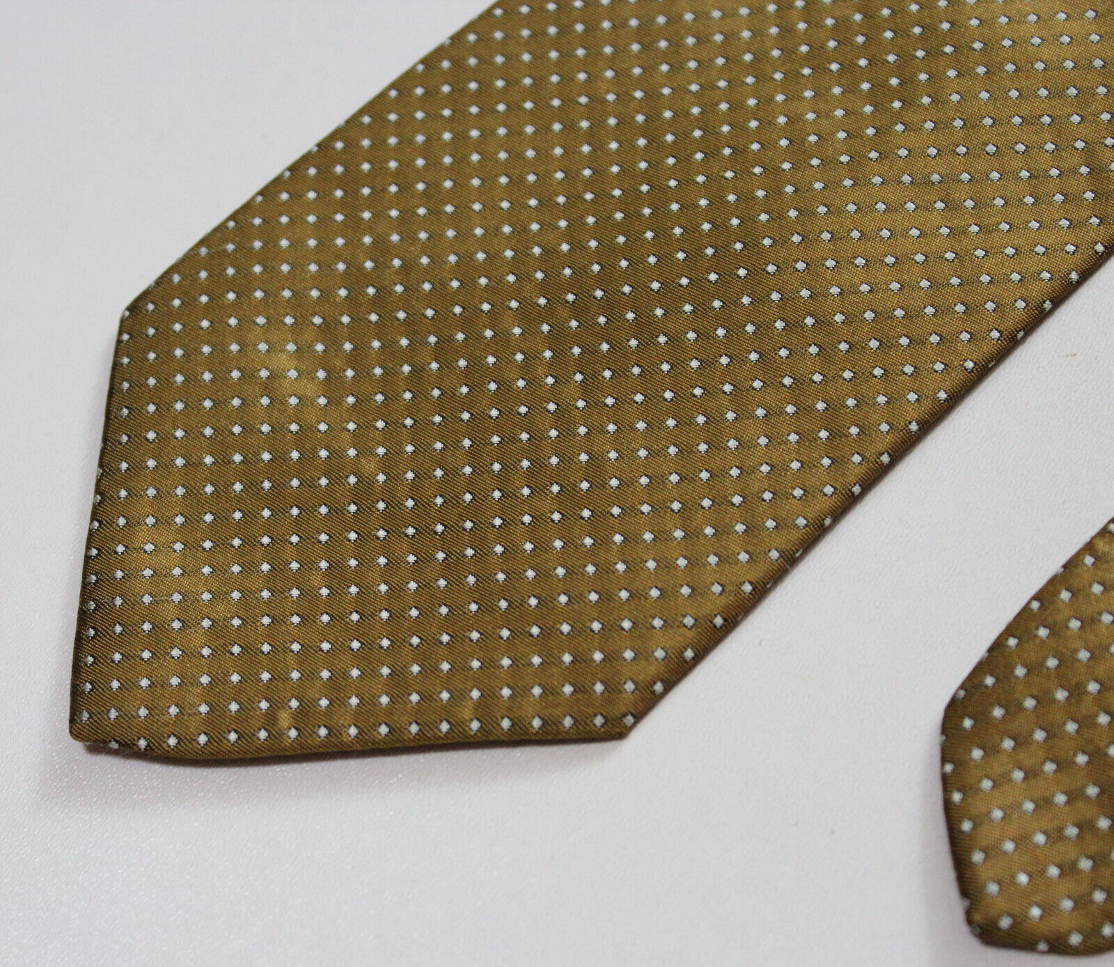 Men's Vintage KENZO Silk Necktie Tie Small Dot Pa… - image 2