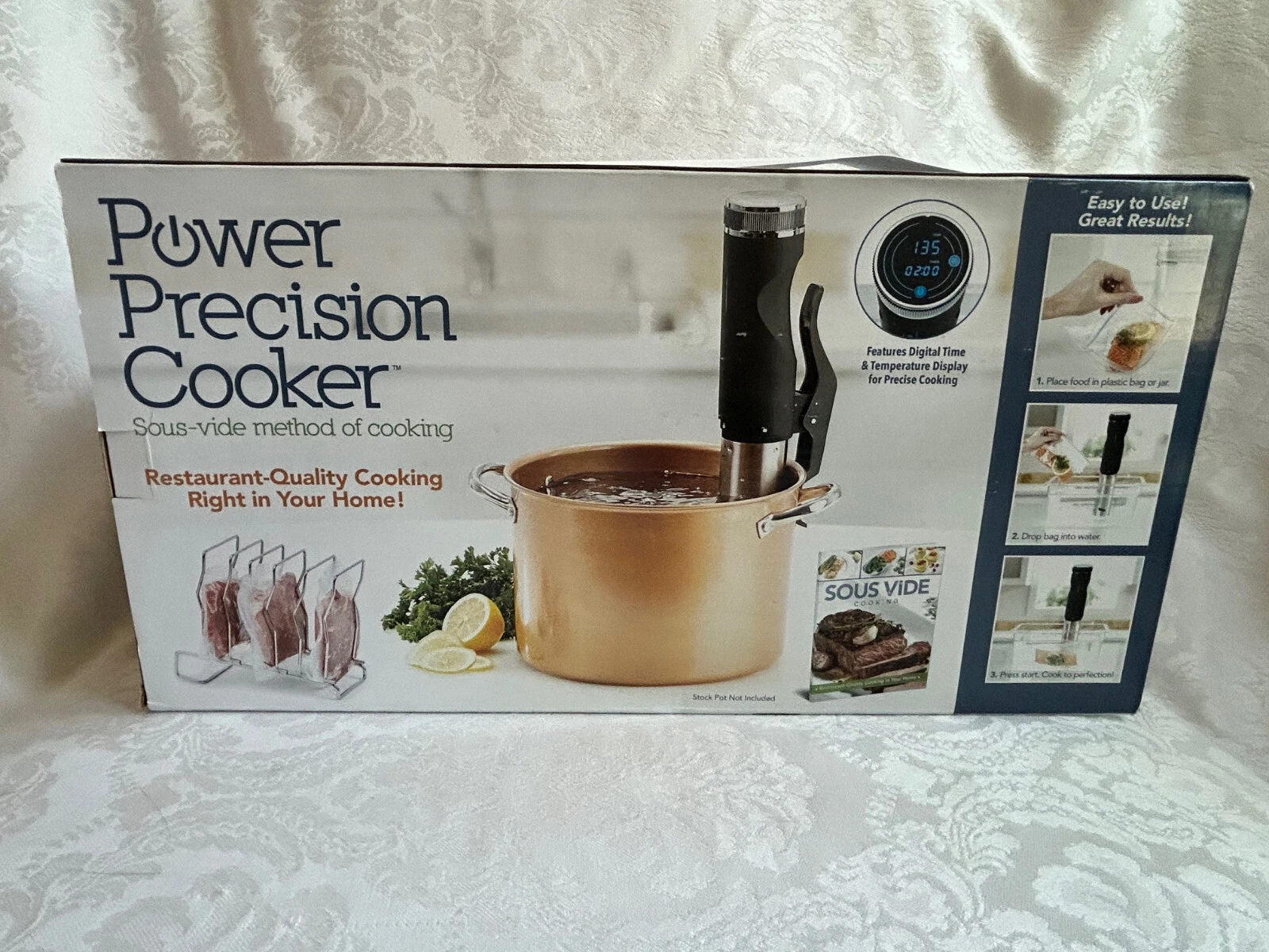Power Precision Sous Vide Method of Cooking Cooker - NEW NEVER USED!