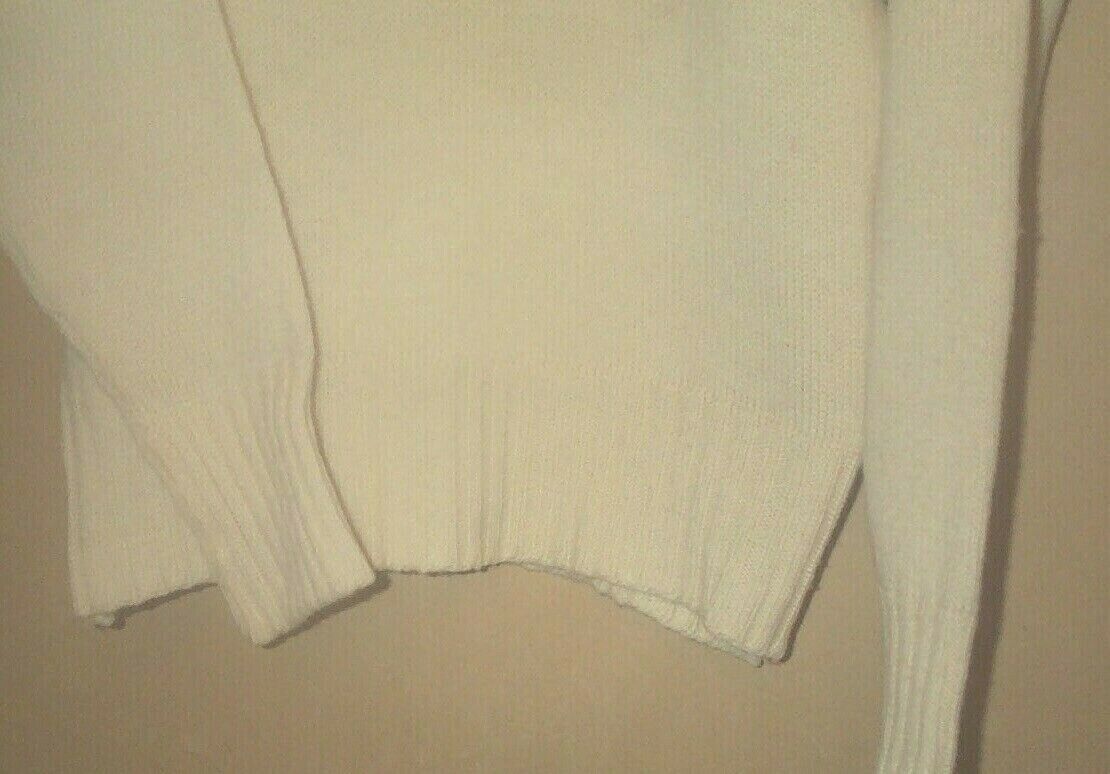 Vintage 1930's /40's Kleinhans off white 100% wool sweater-S Vintage 1930's /40's Kleinhans off white 100% wool sweater-S
