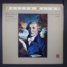GILBERT KALISH: haydn: piano music, vol. 5 NONESUCH 12" LP 33 RPM