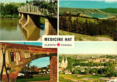 Vintage Postcard 4x6- Medicine Hat, Alberta, Canada