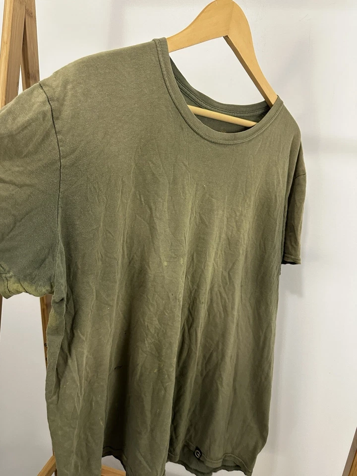 Camiseta De Colección Gradiente Desteñida por el Sol Suave Delgada Usada WIP Trabajo Puntera Dorada Fader XL Foto 4 de 4