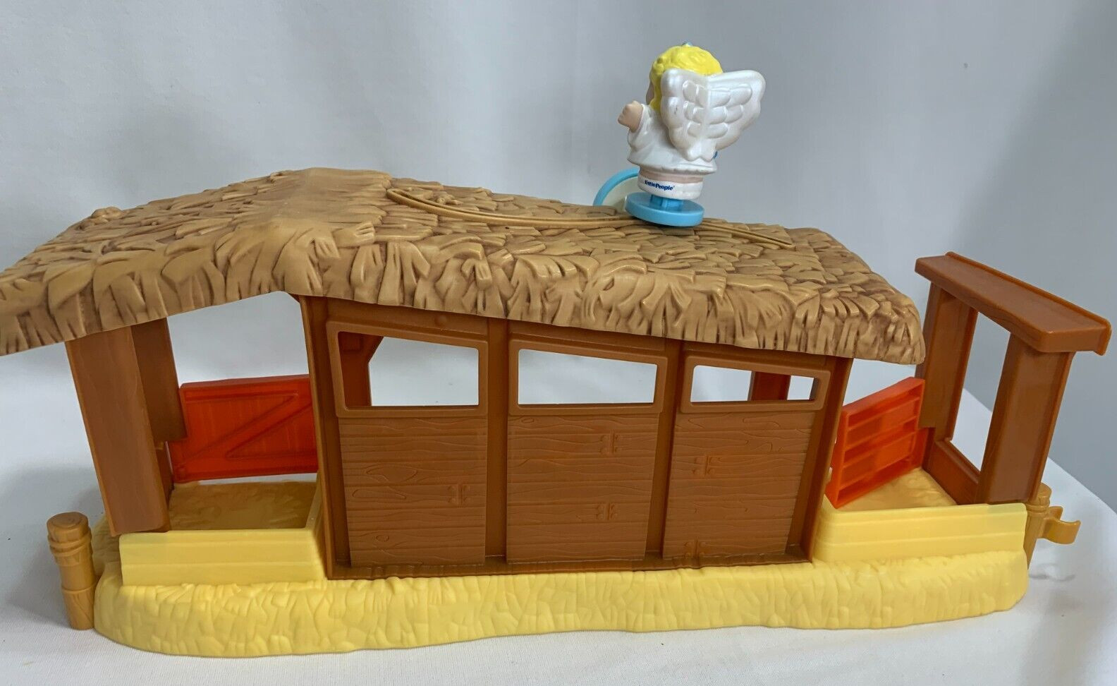 Vintage FISHER PRICE *Little People* Nativity Play Set - 18 Pieces and Stable